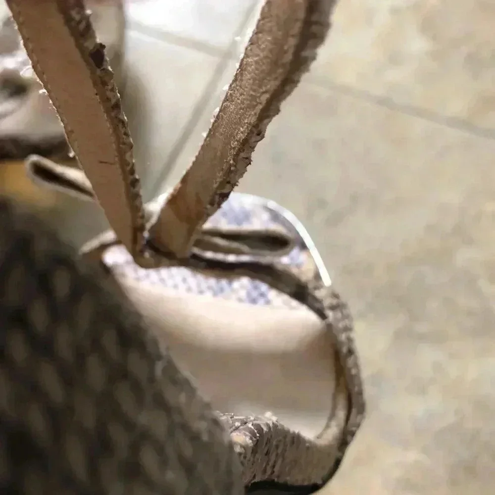 Michael Michael Kors Snake Printed Sandals - Heels